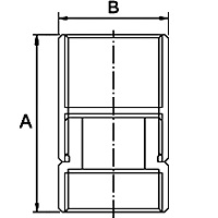 Купить Соединение с обратной резьбой хром п/суш    в Верхнем Уфалее