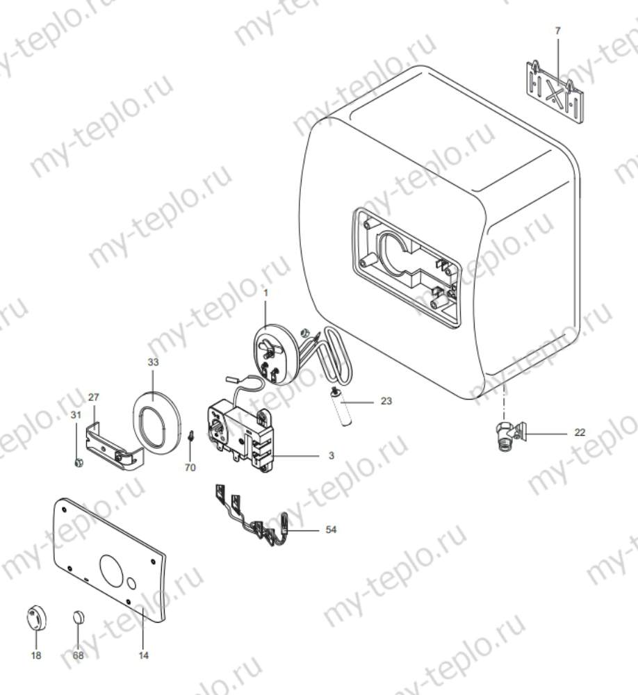 Запчасти Ariston PRO 10 R/3 купить в Верхнем Уфалее
