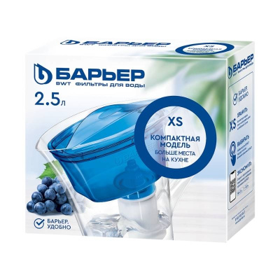 Фильтр-кувшин БАРЬЕР НОВА синий, картридж 